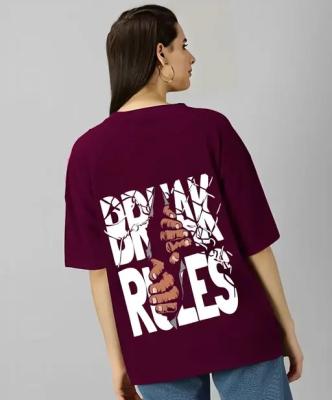 Women printed regular tshirt