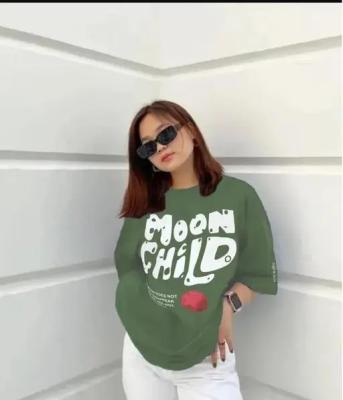 Printed Oversized Women Tshirt