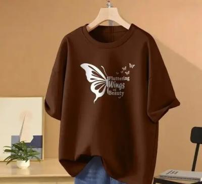 Pretty Fashionista Printed Women Oversized T-Shirt Corean Tee