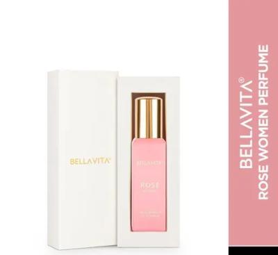 Bella Vita Organic Rose Woman Eau De Parfum For Women With Long Lasting Floral Fragrance 20 ML
