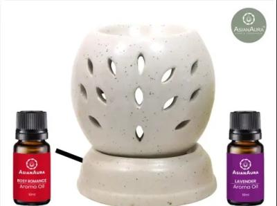 CEC, Handcrafted Ceramic Electric Aroma Diffuser Oil Burner