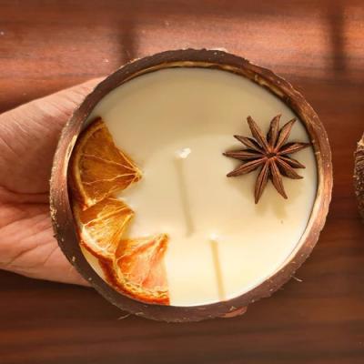 Coconut Shell Candle/Diya|Eco-Friendly Candles (Set of 1)