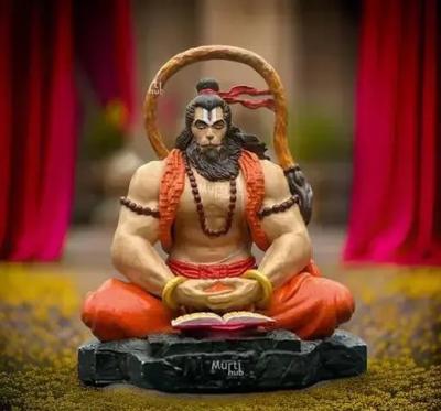 Pavan Sut Hanuman ji Hand Painted for Car dashboard