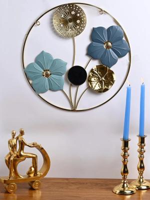 Radiant Sunflower - Round Wall Plaque