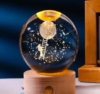 3D Crystal Ball Astronomy Night Lamp