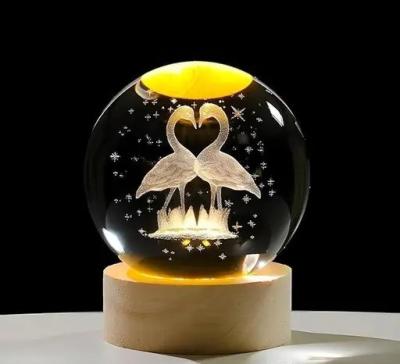 Ball Night Lamp, Solar System Flamingo Ball Night Light