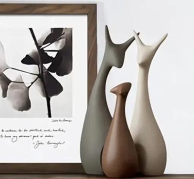 Elegant Beauty Ornaments Modern Art Fish Angel Showpieces